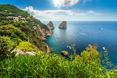 2h wooden boat tour discovering Capri